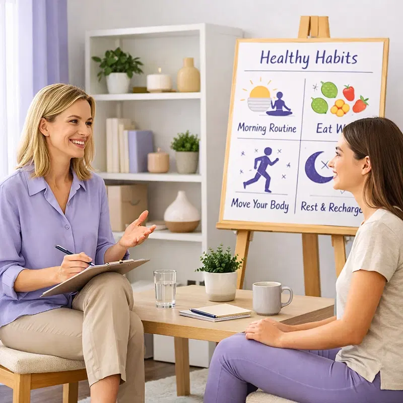 Sessões de wellness coaching